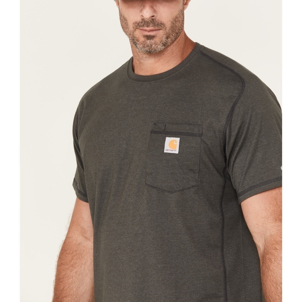 CARHARTT MEN'S FORCE RELAXED FIT MIDWEIGHT SHORT SLEEVE POCKET T-SHIRT